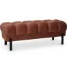 Chesterfield Stil Bank gepolstert in Samt mit Eisenbeinen - Hamptons image 7