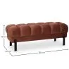 Chesterfield Stil Bank gepolstert in Samt mit Eisenbeinen - Hamptons image 7