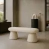 Bank Im Modernen Stil Gepolstert Mit Bouclé-Stoff - Kurt image 7