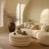 Moderner Ottoman Mit Stauraum Gepolstert Mit Bouclé-Stoff Multifunktional Als Couchtisch - Dass image 7