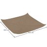 Sonnensegel aus Kokosfaser 5x5M - 100 % Natürliches Schattentuch image 7