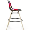 Barhocker - Patchwork-Polsterung - Skandinavisches Design und Holzbeine - Skögur image 7