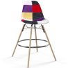 Barhocker - Patchwork-Polsterung - Skandinavisches Design und Holzbeine - Skögur image 7