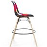 Barhocker - Patchwork-Polsterung - Skandinavisches Design und Holzbeine - Skögur image 7