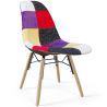 Esszimmerstuhl - Patchwork-Polsterung - Skandinavisches Design und Holzbeine - Skögur image 7