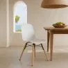 Esszimmerstuhl mit Beinen aus natürlichem Holz – Moderner Stil und Funktionalität -Broly image 7