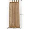 Schatten Vorhang Markise Kokosfaser 2,8x1,5M – 100% Natürlicher Sonnensegel image 7