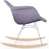 Schaukelstuhl Modern Stoff Gepolstert – Nordic Stil - Nordika image 7