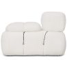 Modulares Sofa gepolstert in Bouclé-Stoff - 3/4-Sitzer - Bianca image 7