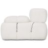 Modulares Sofa Chaiselongue Gepolstert in Bouclé-Stoff - 4/5 Sitze - Bianca image 7