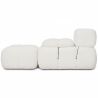 Modulares Sofa Chaiselongue Gepolstert in Bouclé-Stoff - 4/5 Sitze - Bianca image 7