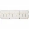 Modulares Sofa Chaiselongue Gepolstert in Bouclé-Stoff - 3/4-Sitzer - Bianca image 7