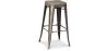 Industriedesign Barhocker - Holz & Stahl - 76cm - Stylix image 7