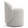 Hocker Niedrig Rund – Gepolsterter Sitz mit Rückenlehne – Yaby image 7