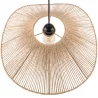 Pendelleuchte Naturseil Boho-Stil – Handgefertigter Naturfaser Lampenschirm - Lunah image 7