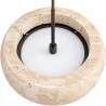 Pendelleuchte für die Decke – Holz & Travertin – Marguerite image 7