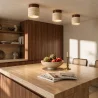 Deckenleuchte – Deckenbündig – Holz & Travertin – Léonie image 7