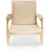 Sessel aus Holz und Seil - Handgefertigtes Boho-Bali-Design - Birma image 7