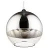 Kugelförmige Deckenleuchte - Pendelleuchte aus verchromtem Metall - 40cm - Speculum image 7
