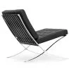  Design-Sessel - Bezogen mit Leder - Town image 7