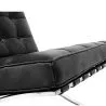  Design-Sessel - Bezogen mit Leder - Town image 7
