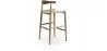 Boho Bali Design Barhocker - Holz - 75cm - Elb image 7