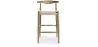 Boho Bali Design Barhocker - Holz - 75cm - Elb image 7