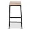 Hocker im Industriedesign - Holz & Metall - 76cm - Big Boy image 7