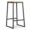 Hocker im Industriedesign - Holz & Metall - 76cm - Big Boy image 7