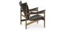 Design-Sessel mit Armlehnen - Holz und Leder - Captain image 7