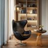 Sessel mit Armlehnen - Lederbezug - Eiform-Design - Brave image 7