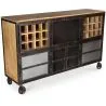 Weinschrank mit Rollen - Industriedesign - Avara image 7
