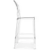 Barhocker mit Rückenlehne - Transparentes Design - 65cm - Victoria Queen image 7