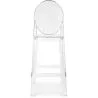 Barhocker mit Rückenlehne - Transparentes Design - 65cm - Victoria Queen image 7