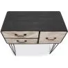Metall-Sideboard - Industriedesign - 3 Schubladen - Orson image 7