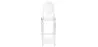 Barhocker mit Rückenlehne - Transparentes Design - 75cm - Victoria Queen image 7