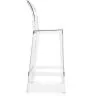 Barhocker mit Rückenlehne - Transparentes Design - 75cm - Victoria Queen image 7