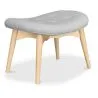 Hocker aus Leinen - Skandinavisches Design - Holz - Kontor image 7