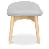 Hocker aus Leinen - Skandinavisches Design - Holz - Kontor image 7