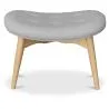 Hocker aus Leinen - Skandinavisches Design - Holz - Kontor image 7