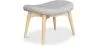 Hocker aus Leinen - Skandinavisches Design - Holz - Kontor image 7