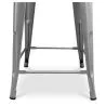Barhocker im Industriedesign mit Rückenlehne - Holz & Stahl - 60 cm - Stylix image 7