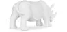 Dekorative Figur Nashorn - Matt Weiß - Rhyn image 7