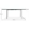Quadratischer Couchtisch - Glas - 19mm - Town image 7