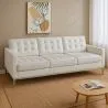 Sofa mit Lederbezug - 3-Sitzer - Konel image 7