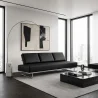 Schlafsofa mit Lederbezug - 3-Sitzer - Kart image 7