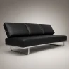 Schlafsofa mit Lederbezug - 3-Sitzer - Kart image 7