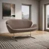 Gekrümmtes 2-Sitzer Sofa - Stoffbezug - Svin image 7