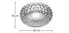 Deckenlampe - Glaskugel-Deckenleuchte - 50 cm - Savoni image 7