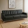 Sofa mit Kunstlederbezug - 3-Sitzer - Konel image 7